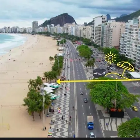 Beautiful Copacabana Beach House na Quadra da Praia-3